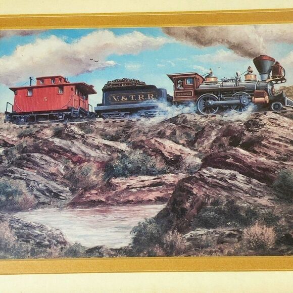 JIM ROZZI Bernard Picture Company Print “Iron Horse And Friend” Framed 1980 - Picture 2 of 8